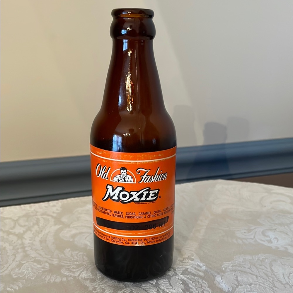 Old Fashion Moxie Soda Bottle